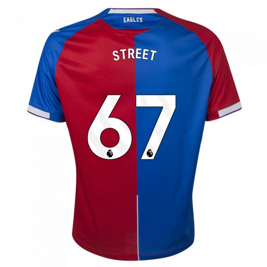 Kids Football Rob Street #67 Red Blue Home Jersey 2023/24 T-Shirt Canada