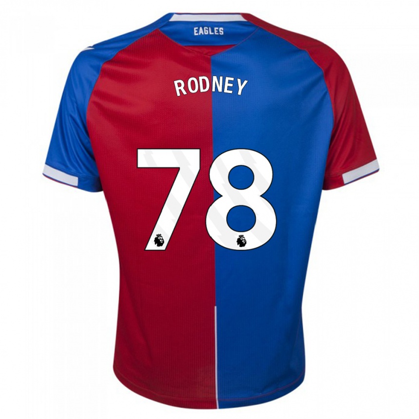 Kids Football Kaden Rodney #78 Red Blue Home Jersey 2023/24 T-Shirt Canada