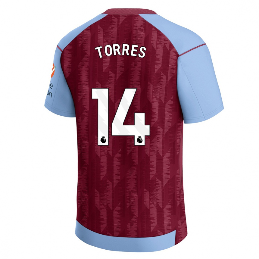 Enfant Football Maillot Pau Torres #14 Bleu Bordeaux Tenues Domicile 2023/24 Canada