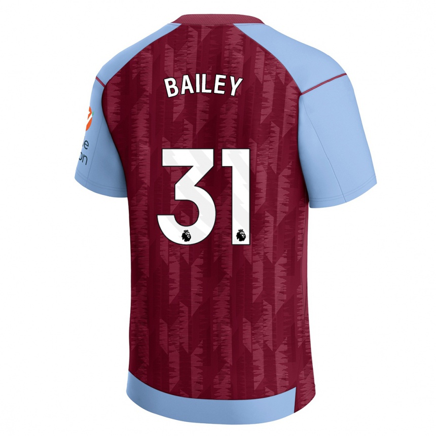 Enfant Football Maillot Leon Bailey #31 Bleu Bordeaux Tenues Domicile 2023/24 Canada