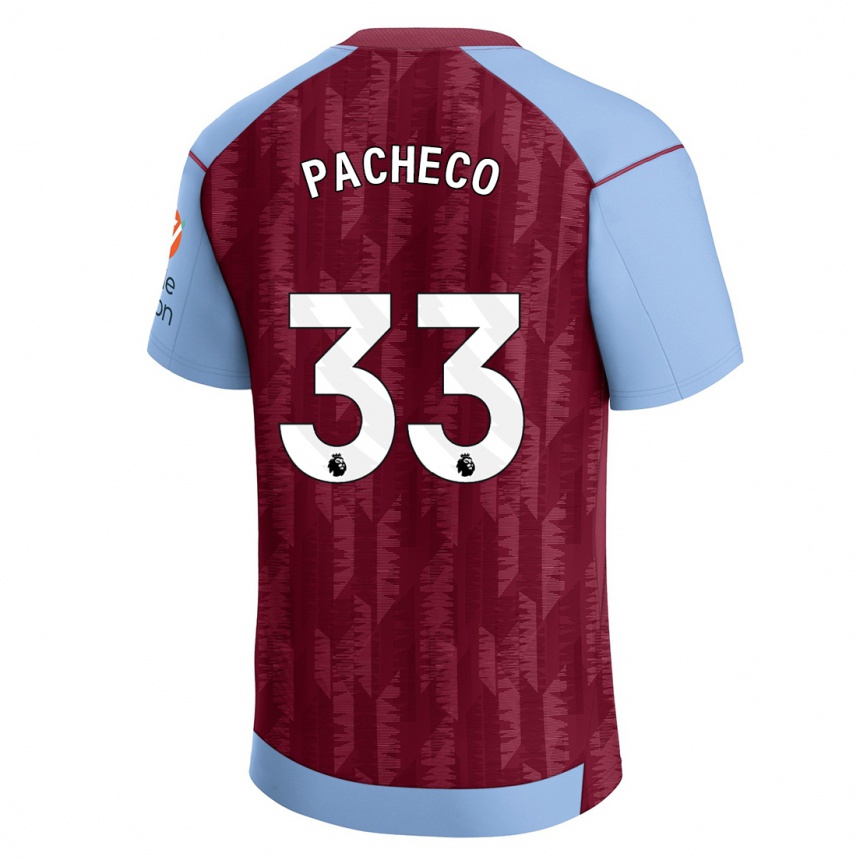 Enfant Football Maillot Maz Pacheco #33 Bleu Bordeaux Tenues Domicile 2023/24 Canada