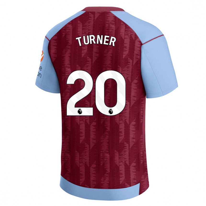 Kids Football Danielle Turner #20 Claret Blue Home Jersey 2023/24 T-Shirt Canada