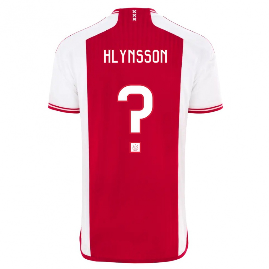 Enfant Football Maillot Kristian Hlynsson #0 Rouge Blanc Tenues Domicile 2023/24 Canada