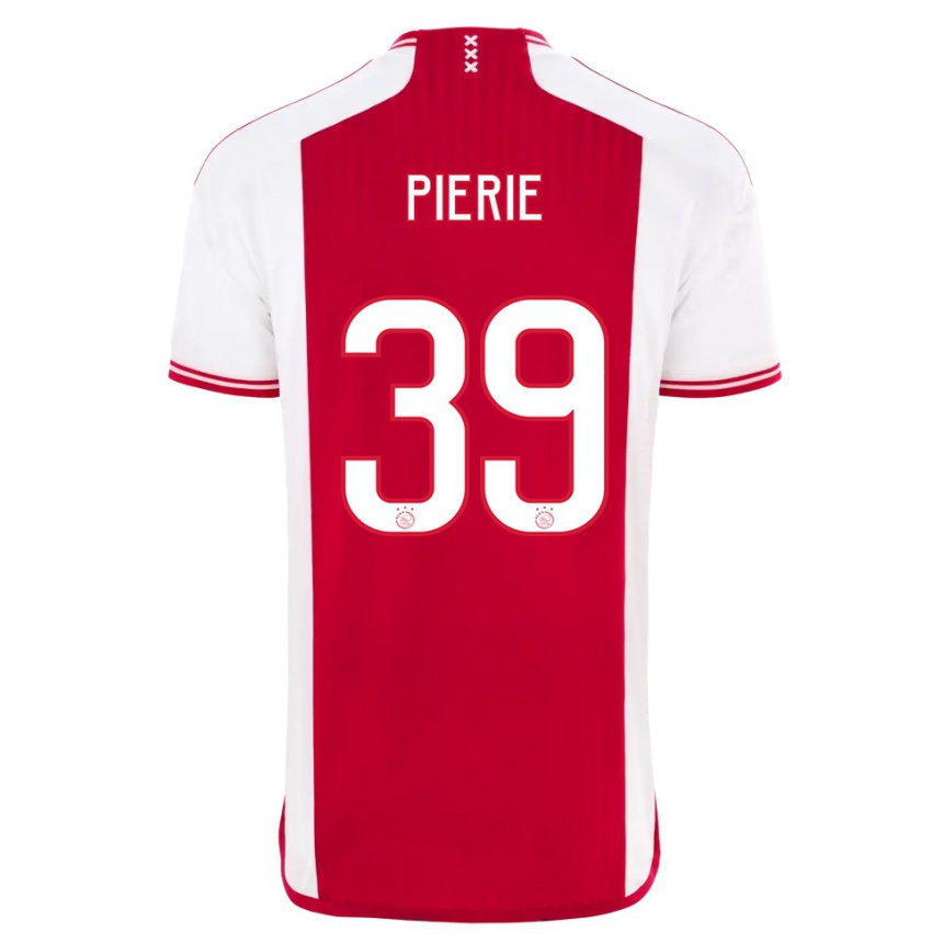 Enfant Football Maillot Kik Pierie #39 Rouge Blanc Tenues Domicile 2023/24 Canada