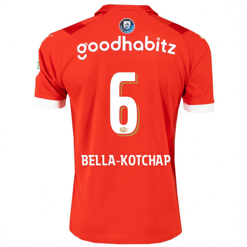 Kids Football Armel Bella-Kotchap #6 Red Home Jersey 2023/24 T-Shirt Canada