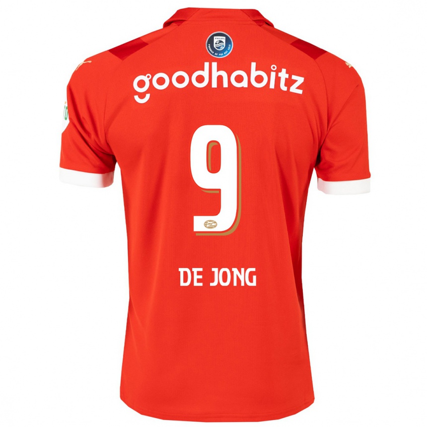 Enfant Football Maillot Luuk De Jong #9 Rouge Tenues Domicile 2023/24 Canada