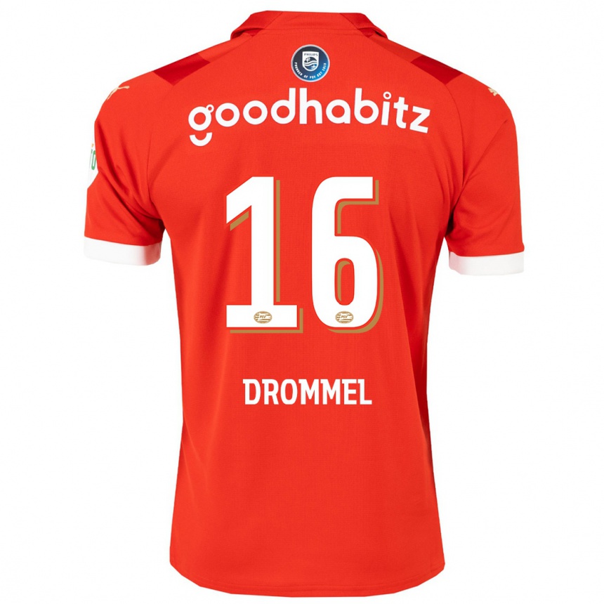 Enfant Football Maillot Joël Drommel #16 Rouge Tenues Domicile 2023/24 Canada