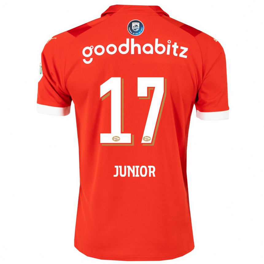 Enfant Football Maillot Mauro Júnior #17 Rouge Tenues Domicile 2023/24 Canada