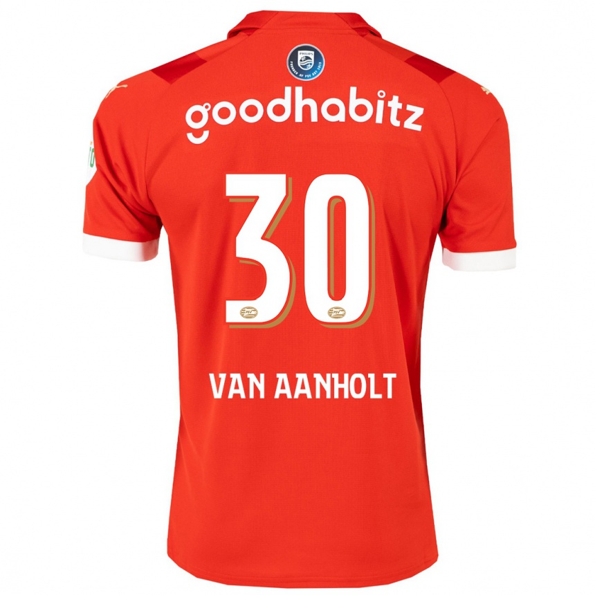 Kids Football Patrick Van Aanholt #30 Red Home Jersey 2023/24 T-Shirt Canada