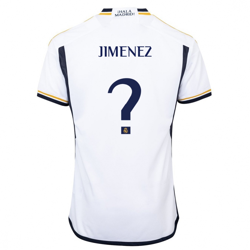 Kids David Jimenez #0 White Home Jersey 2023/24 T-Shirt Canada