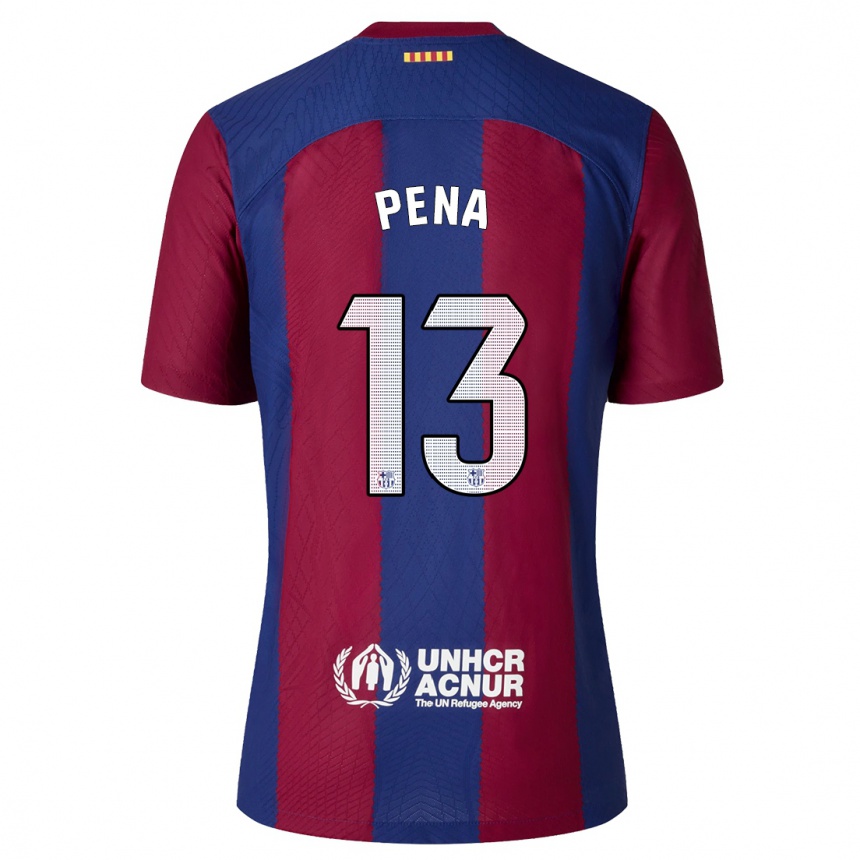 Kids Inaki Pena #13 Red Blue Home Jersey 2023/24 T-Shirt Canada