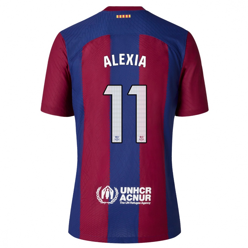 Enfant Football Maillot Alexia Putellas #11 Rouge Bleu Tenues Domicile 2023/24 Canada