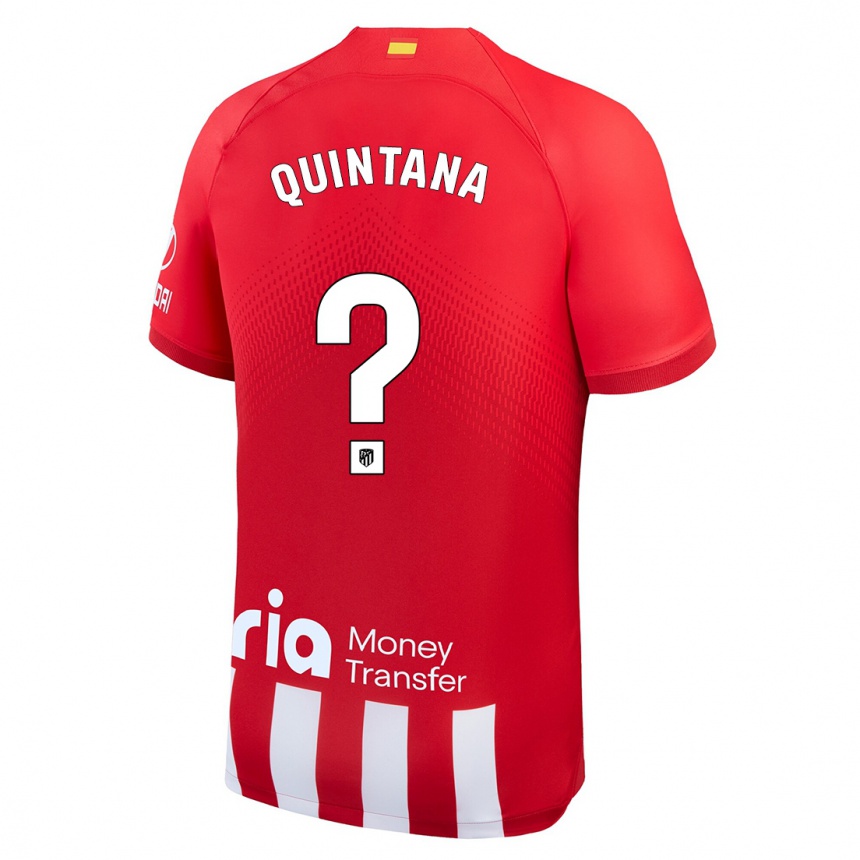 Kids Nacho Quintana #0 Red White Home Jersey 2023/24 T-Shirt Canada