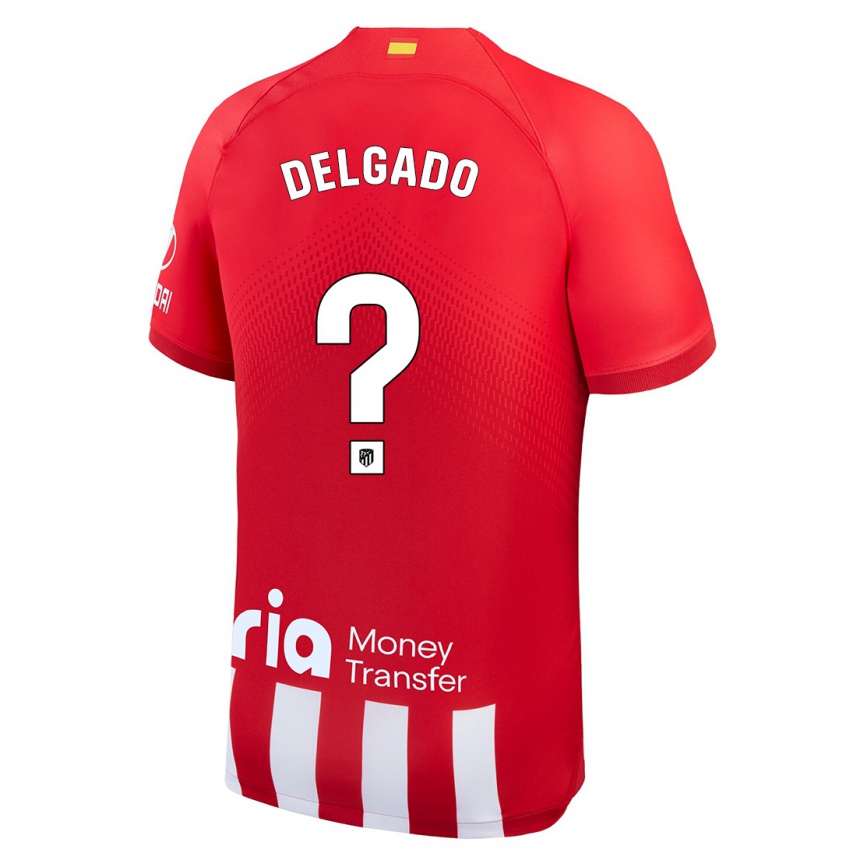 Kids  Gonzalo Onrubia Delgado #0 Red White Home Jersey 2023/24 T-Shirt Canada