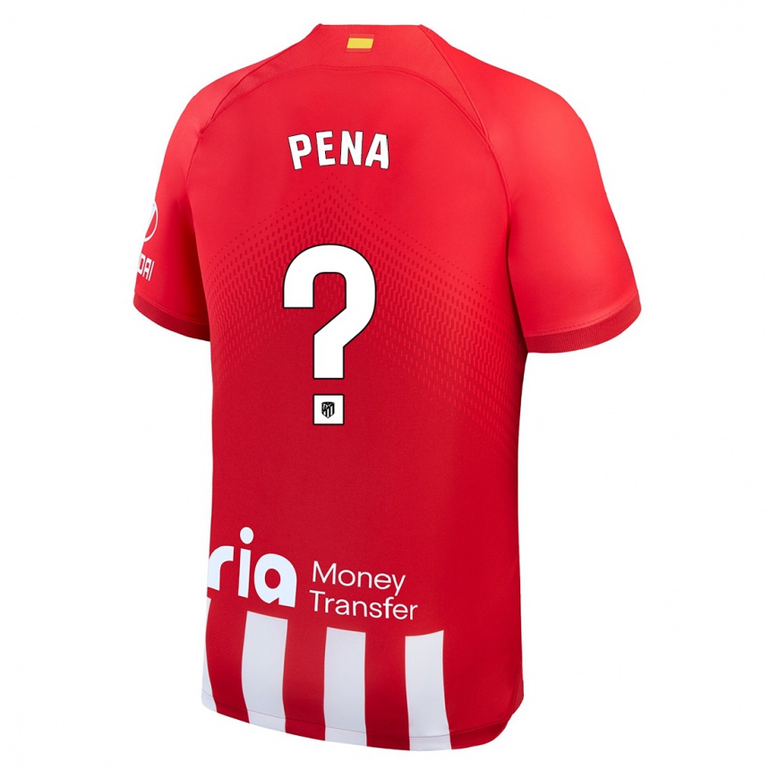 Kids Hector Pena #0 Red White Home Jersey 2023/24 T-Shirt Canada