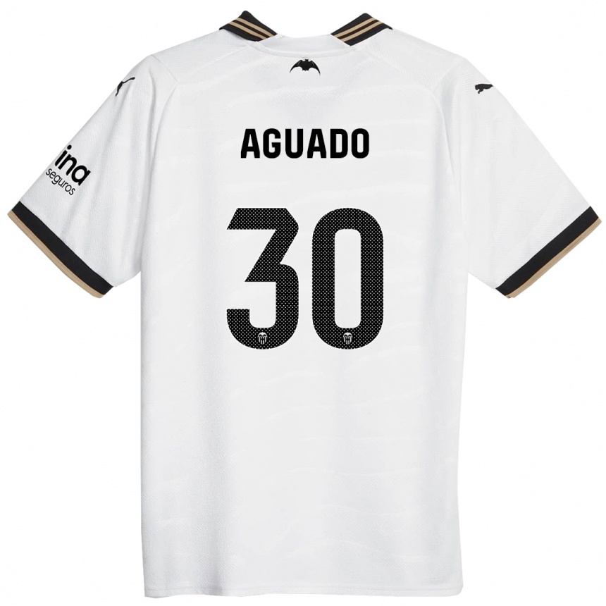 Enfant Football Maillot Julia Aguado #30 Blanc Tenues Domicile 2023/24 Canada