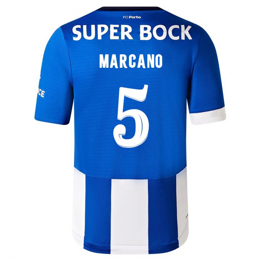 Kids Ivan Marcano #5 Blue White Home Jersey 2023/24 T-Shirt Canada