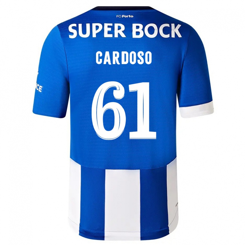 Kids Ivan Cardoso #61 Blue White Home Jersey 2023/24 T-Shirt Canada