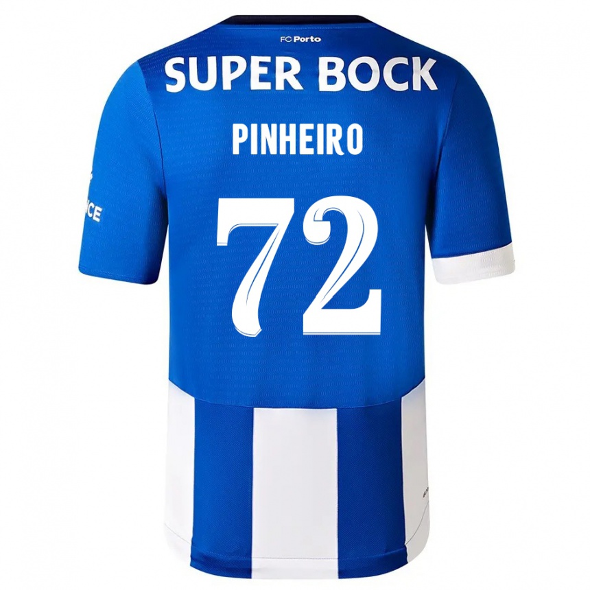 Kids  Rodrigo Pinheiro #72 Blue White Home Jersey 2023/24 T-Shirt Canada