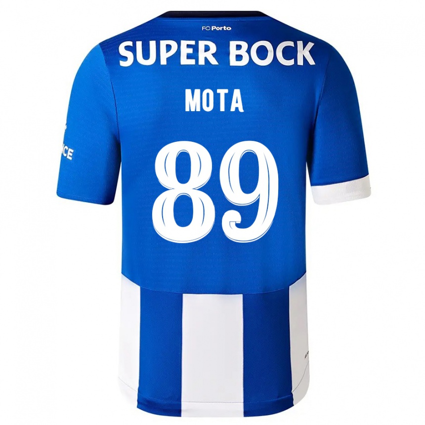 Kids Luís Mota #89 Blue White Home Jersey 2023/24 T-Shirt Canada