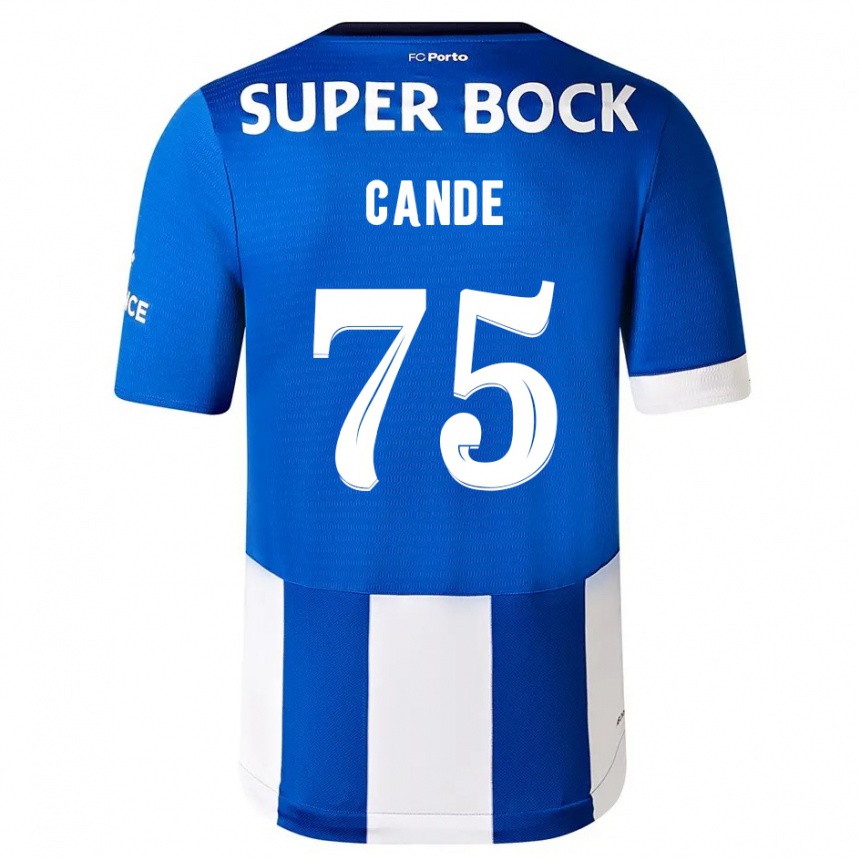 Kids Anhá Cande #75 Blue White Home Jersey 2023/24 T-Shirt Canada