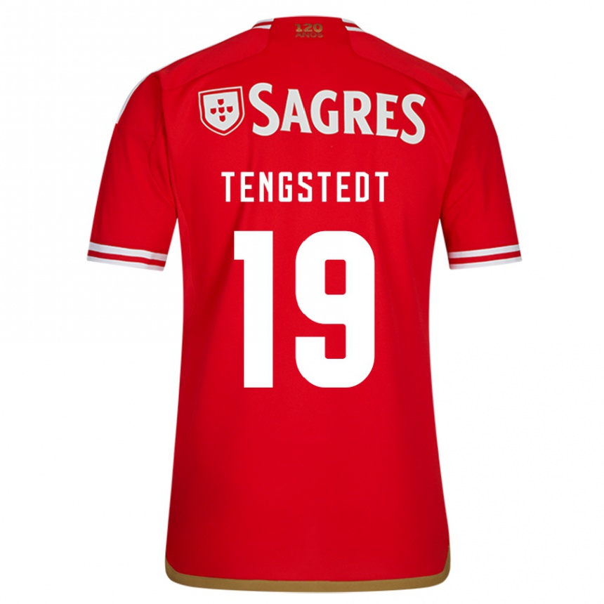 Enfant Football Maillot Casper Tengstedt #19 Rouge Tenues Domicile 2023/24 Canada