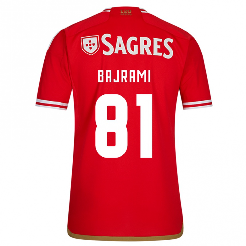 Enfant Football Maillot Adrian Bajrami #81 Rouge Tenues Domicile 2023/24 Canada