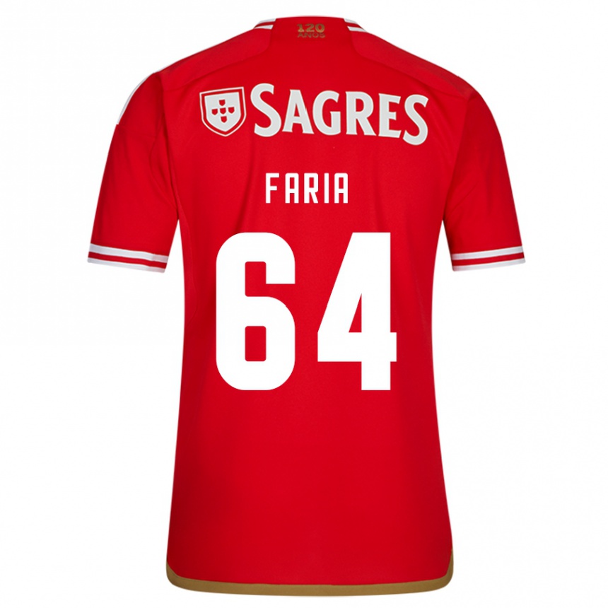 Enfant Football Maillot Hugo Faria #64 Rouge Tenues Domicile 2023/24 Canada