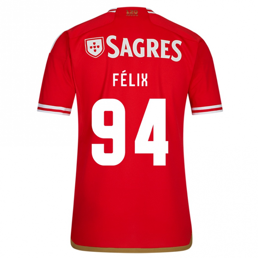 Kids Football Hugo Félix #94 Red Home Jersey 2023/24 T-Shirt Canada