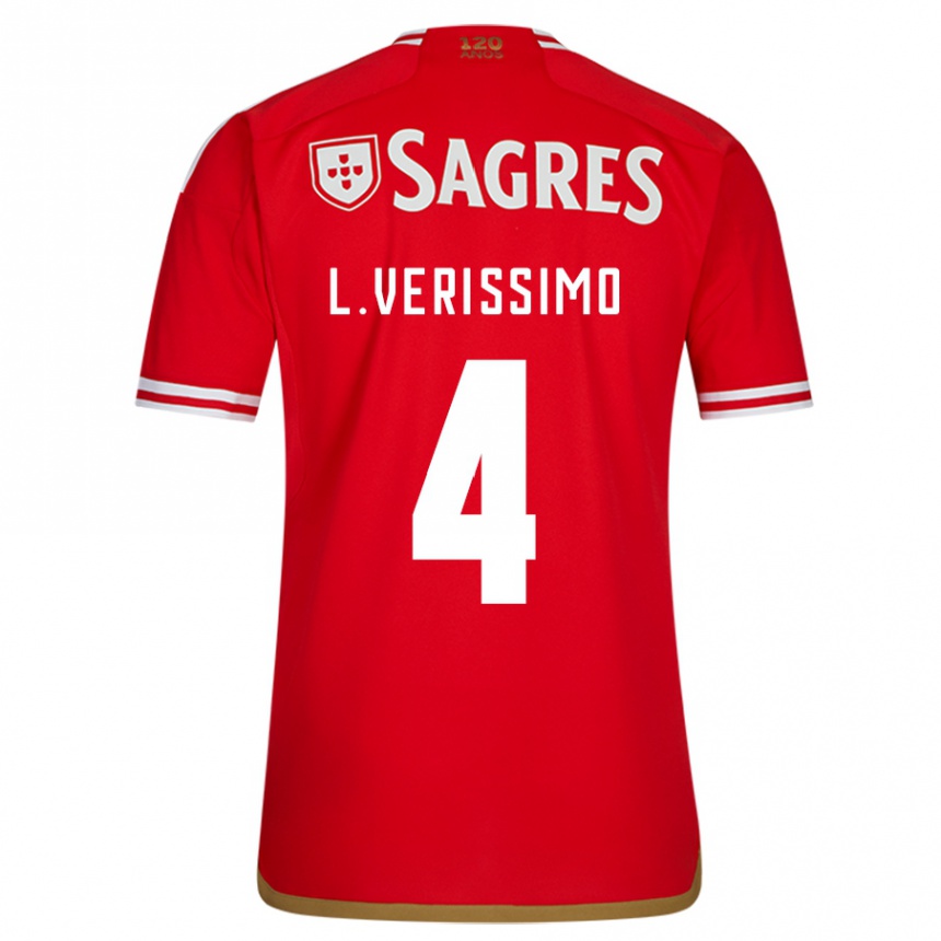 Enfant Football Maillot Lucas Verissimo #4 Rouge Tenues Domicile 2023/24 Canada