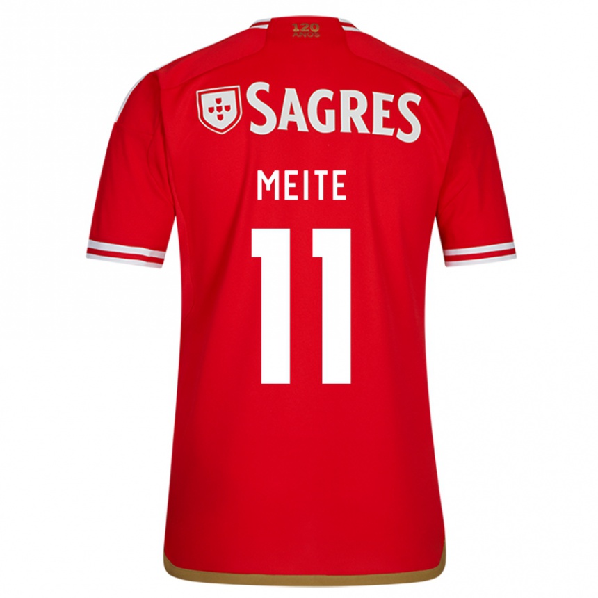 Kids Football Soualiho Meite #11 Red Home Jersey 2023/24 T-Shirt Canada