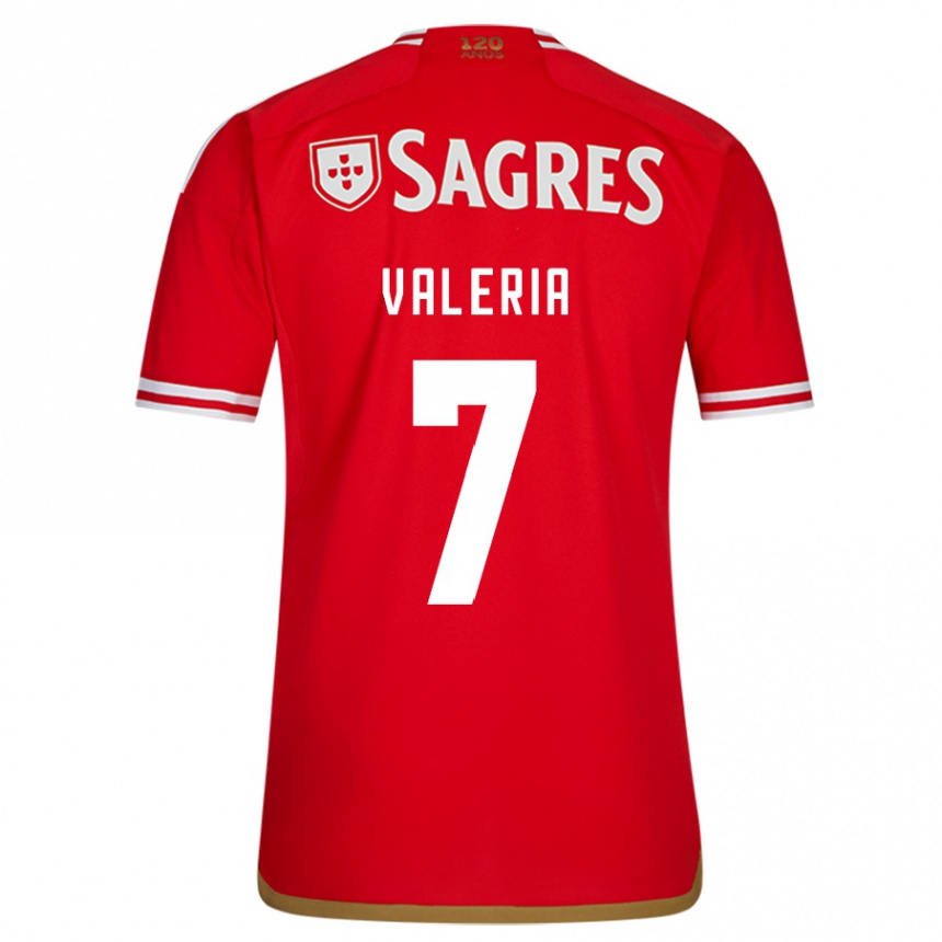 Kids Football Valeria #7 Red Home Jersey 2023/24 T-Shirt Canada