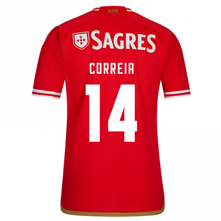 Enfant Football Maillot Carolina Correia #14 Rouge Tenues Domicile 2023/24 Canada