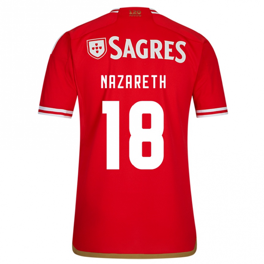 Enfant Football Maillot Kika Nazareth #18 Rouge Tenues Domicile 2023/24 Canada