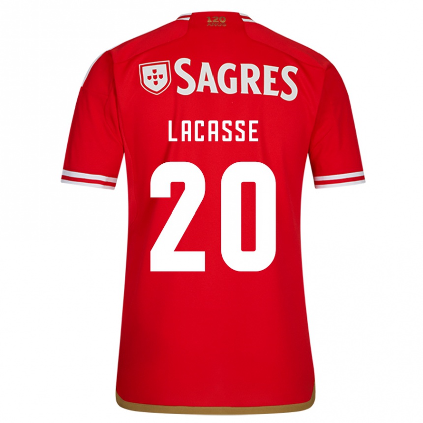 Kids Football Cloe Lacasse #20 Red Home Jersey 2023/24 T-Shirt Canada