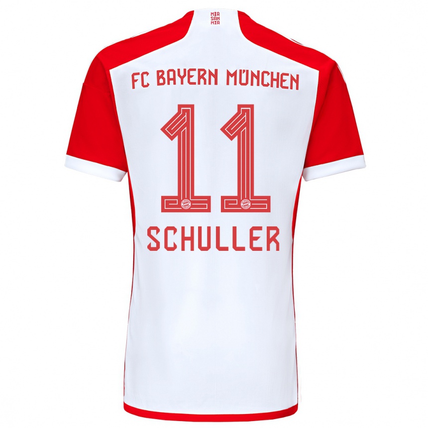 Kids  Lea Schuller #11 Red White Home Jersey 2023/24 T-Shirt Canada