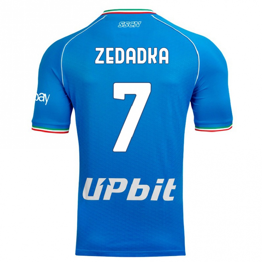 Kids Karim Zedadka #7 Sky Blue Home Jersey 2023/24 T-Shirt Canada