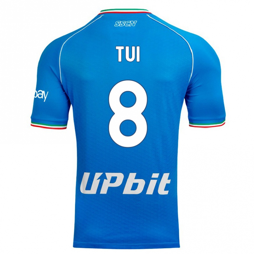 Enfant Football Maillot Sara Tui #8 Bleu Ciel Tenues Domicile 2023/24 Canada