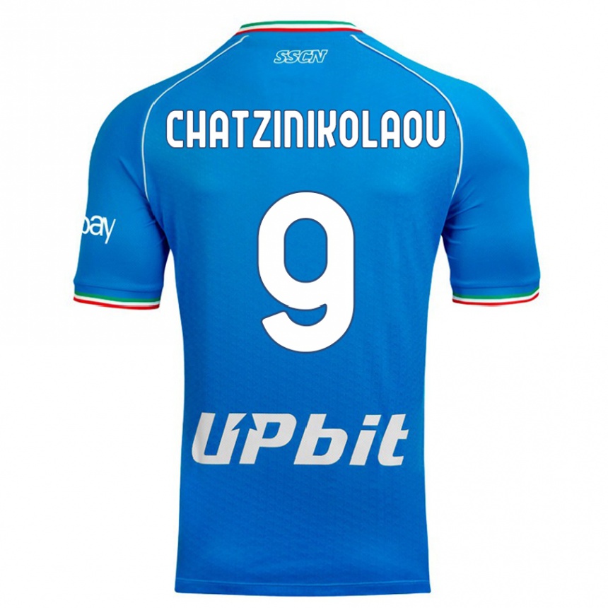 Enfant Football Maillot Despoina Chatzinikolaou #9 Bleu Ciel Tenues Domicile 2023/24 Canada