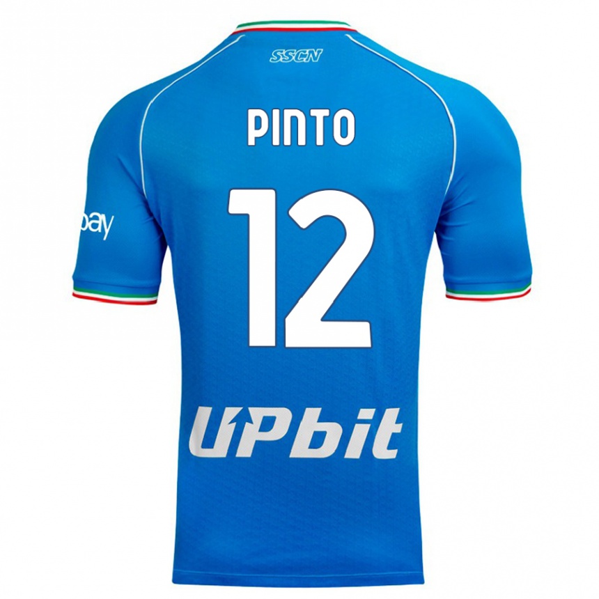 Kids Ciro Pinto 12 Sky Blue Home Jersey 2023 24 T Shirt Canada