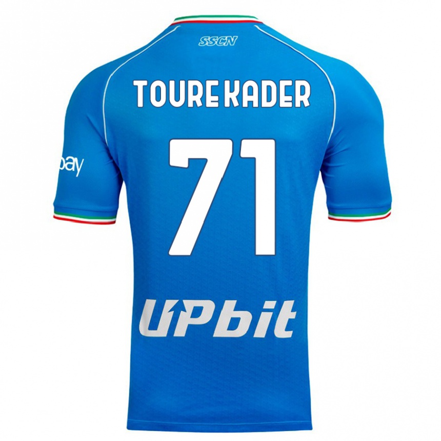 Kids Aziz Toure Kader #71 Sky Blue Home Jersey 2023/24 T-Shirt Canada