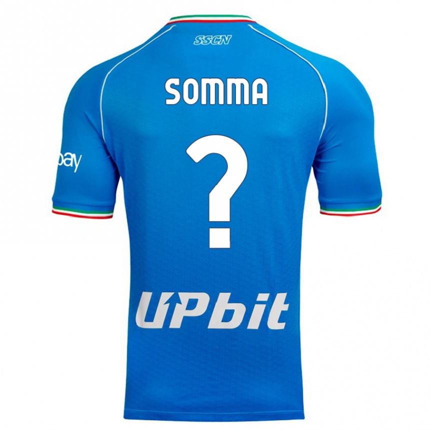 Kids Francesco Somma #0 Sky Blue Home Jersey 2023/24 T-Shirt Canada