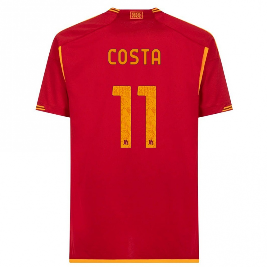 Kids João Costa #11 Red Home Jersey 2023/24 T-Shirt Canada