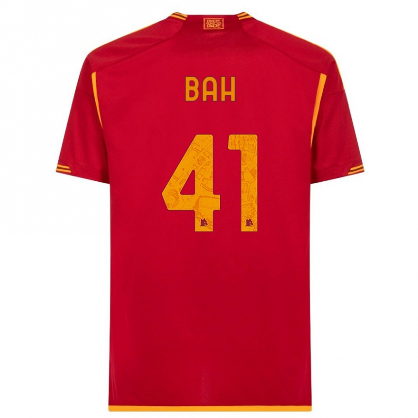 Enfant Football Maillot Muhammed Bah #41 Rouge Tenues Domicile 2023/24 Canada