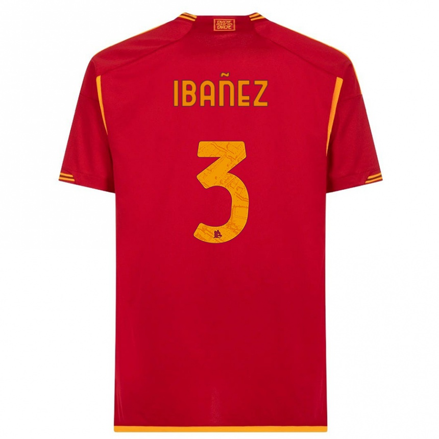 Enfant Football Maillot Roger Ibanez #3 Rouge Tenues Domicile 2023/24 Canada