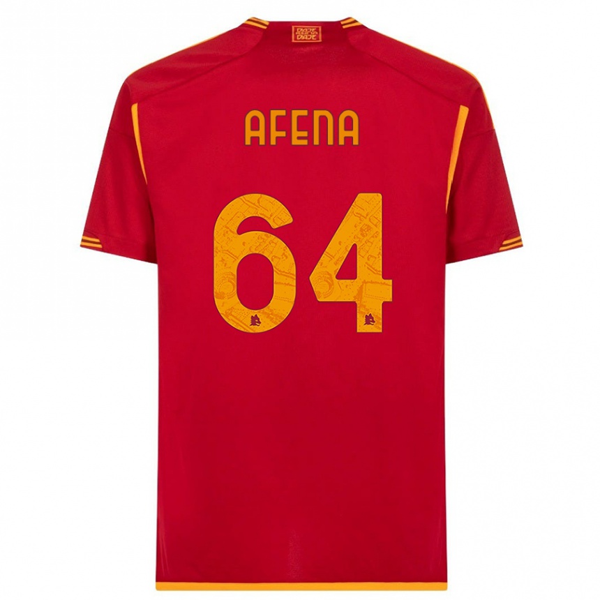 Enfant Football Maillot Felix Afena-Gyan #64 Rouge Tenues Domicile 2023/24 Canada