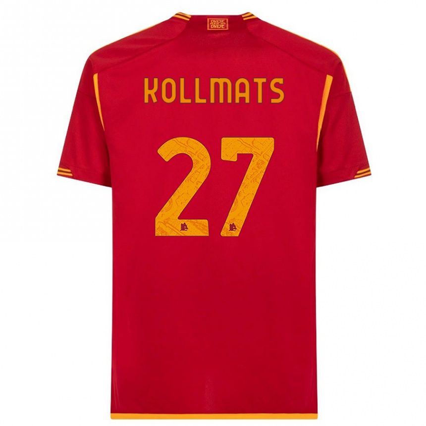 Kids Beata Kollmats #27 Red Home Jersey 2023/24 T-Shirt Canada