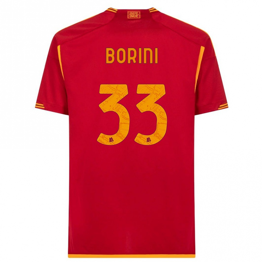 Enfant Football Maillot Joyce Borini #33 Rouge Tenues Domicile 2023/24 Canada