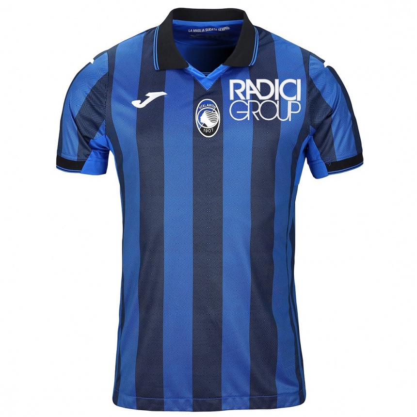 Kids Football Federico Pagani #0 Black Blue Home Jersey 2023/24 T-Shirt Canada