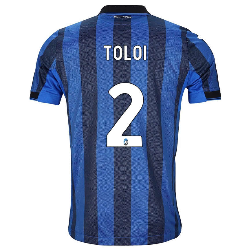 Enfant Football Maillot Rafael Tolói #2 Noir Bleu Tenues Domicile 2023/24 Canada